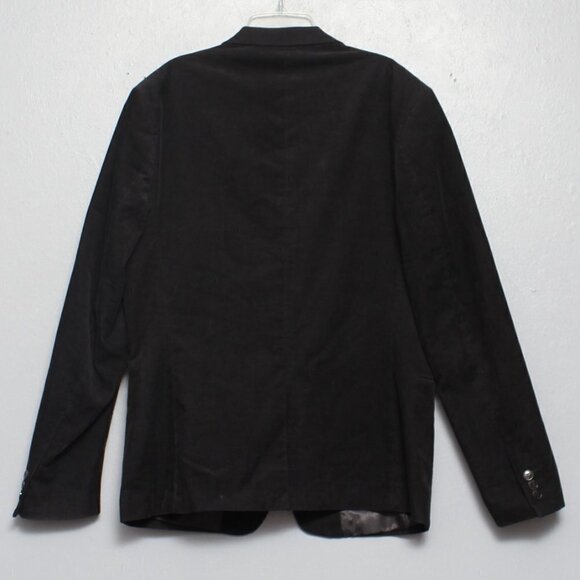 H&M black coduroy blazer jacket - Picture 2 of 7